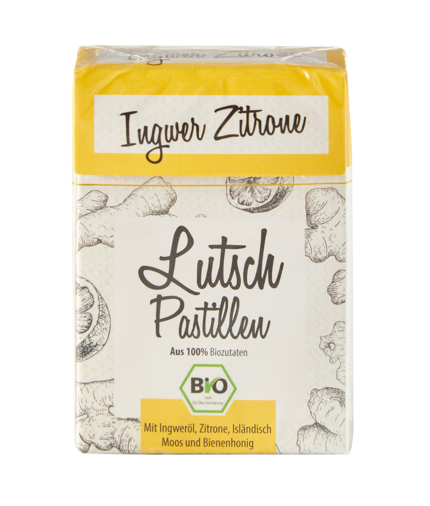 Ingwer-Zitrone-Lutschpastillen Ingwer-Zitrone-Lutschpastillen