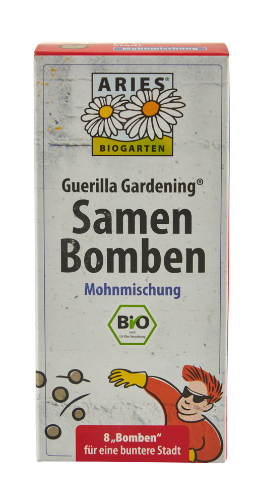 Samenbomben 8er "Mohnmischung"  Samenbomben 8er "Mohnmischung"