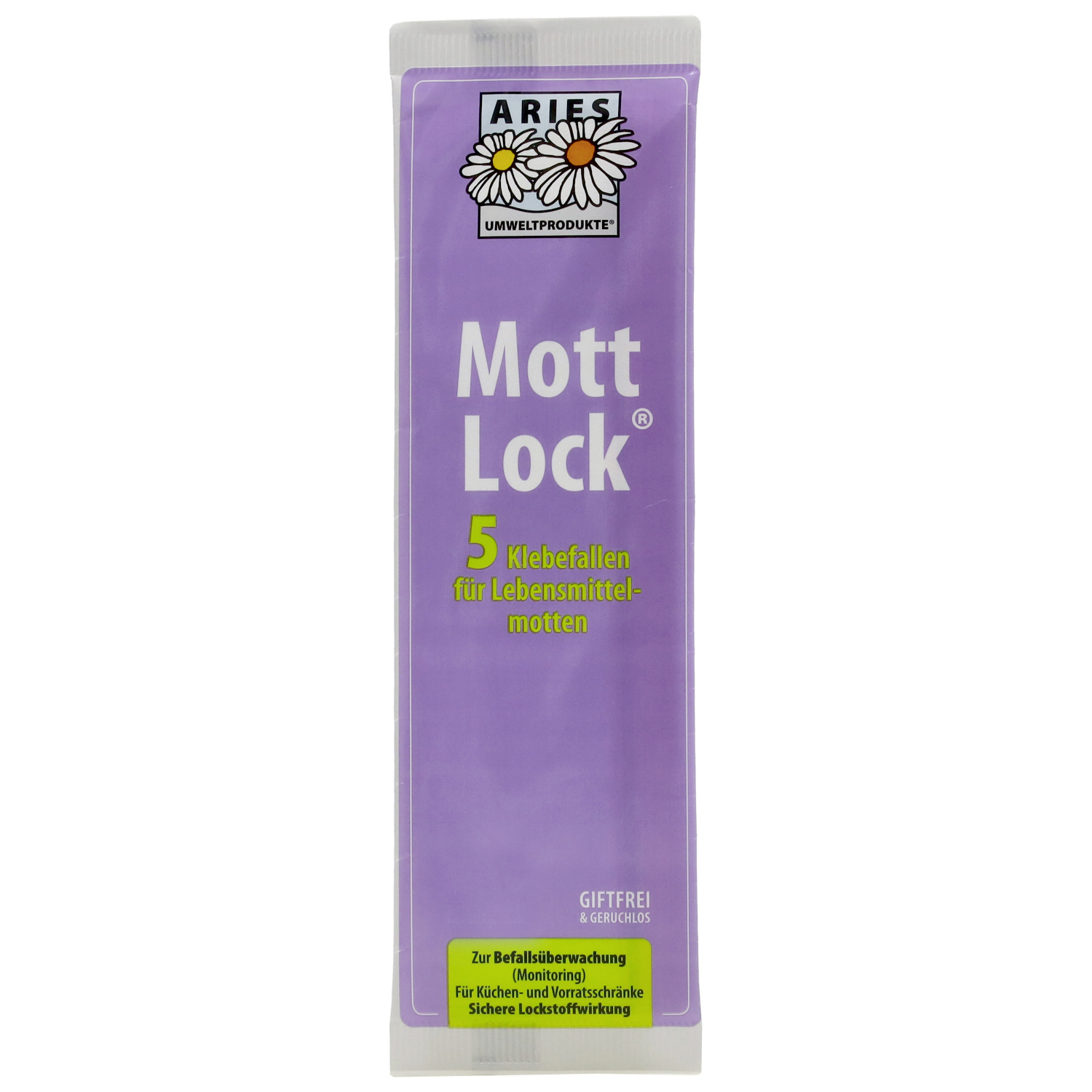 Mottlock Klebefallen für Lebensmittelmotten